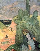 Paul Gauguin The Green Christ oil painting reproduction